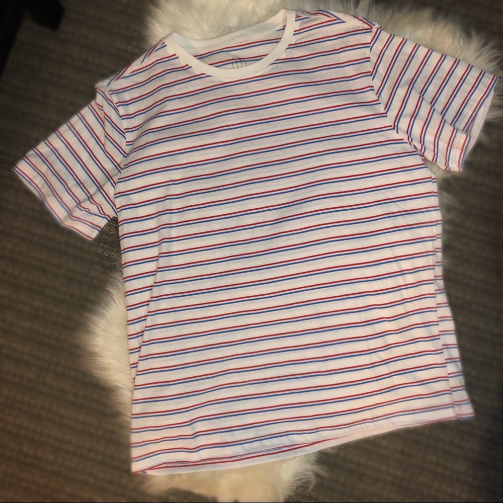 🚨NWOT!🚨 Men’s Red White & Blue Striped Tee